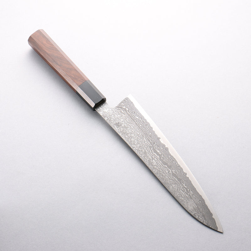 Shigeki Tanaka Harukaze SG2 Damascus Gyuto 210mm Walnut Handle - Japannywholesale
