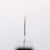 Seisuke AUS10 Mirror Crossed Kiritsuke Gyuto 210mm Black Pakka wood(ferrule: Green Pakka wood) Handle - Japannywholesale