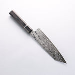 Seisuke AUS10 Mirror Crossed Bunka 180mm Black Pakka wood Handle - Japannywholesale