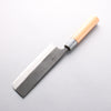 Nao Yamamoto White Steel No.2 Kurouchi Nakiri 165mm Cherry Tree Handle - Japannywholesale