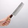 Sakai Takayuki VG10 33 Layer Damascus Nakiri 160mm Keyaki (Japanese Elm) Handle - Japannywholesale