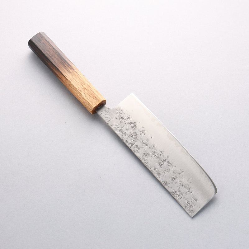 Seisuke SLD Washiji Nakiri 165mm Burnt Oak Handle - Japannywholesale