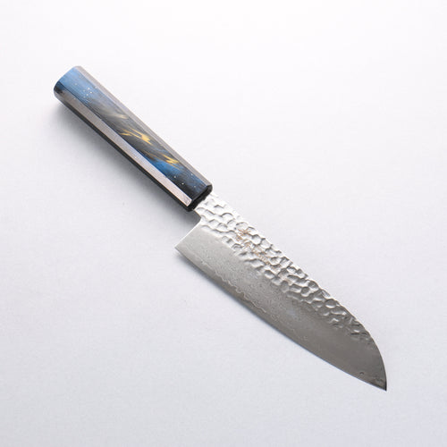 Sakai Takayuki VG10 33 Layer Damascus Santoku 170mm Live oak Lacquered (Saiu) Handle - Japannywholesale