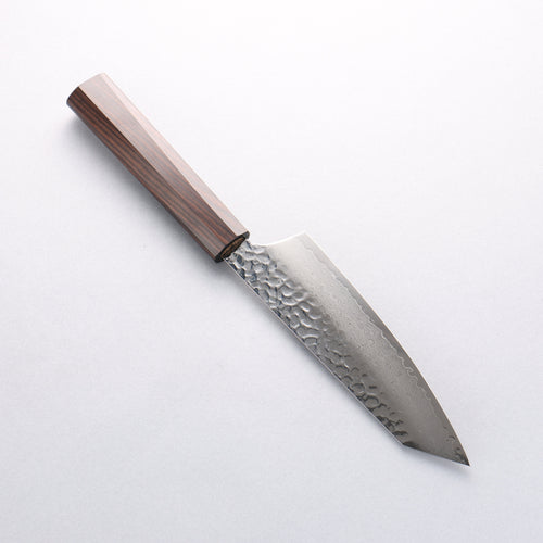 Sakai Takayuki VG10 33 Layer Damascus Kiritsuke Santoku 160mm Ebony(6 sided teardrop) Handle - Japannywholesale