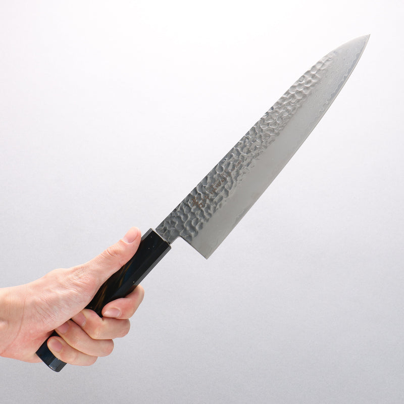 Sakai Takayuki VG10 33 Layer Damascus Gyuto 240mm Live oak Lacquered (Saiu) Handle - Japannywholesale