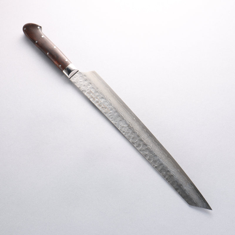 Sakai Takayuki VG10 33 Layer Damascus Kiritsuke Yanagiba 270mm Desert Ironwood(Sugihara model) Handle - Japannywholesale