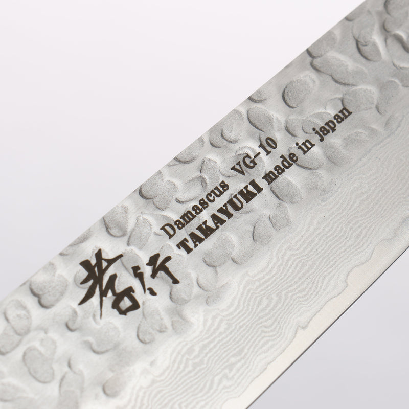 Sakai Takayuki VG10 33 Layer Damascus Sujihiki 240mm Desert Ironwood(Sugihara model) Handle - Japannywholesale