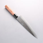 Kanetsune DSR-1K6 Hammered Gyuto 210mm Red Pakka wood Handle - Japannywholesale