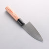 Kanetsune DSR-1K6 Hammered Deba 105mm Red Pakka wood Handle - Japannywholesale