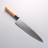 Kanetsune DSR-1K6 Hammered Gyuto 240mm Red Pakka wood Handle - Japannywholesale