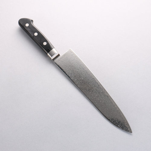 Seisuke Kagami2 AUS10 Mirrored Finish Damascus Gyuto 210mm Black Pakka wood Handle - Japannywholesale
