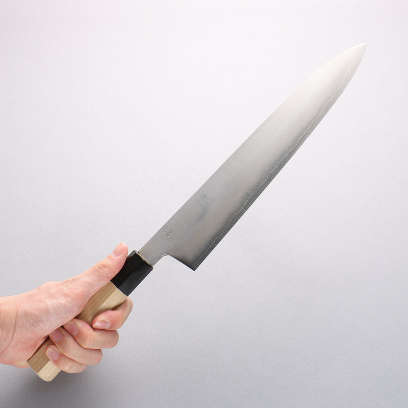 Kikuzuki Silver Steel No.3 Bokashi Gyuto 270mm Magnolia Handle - Japannywholesale