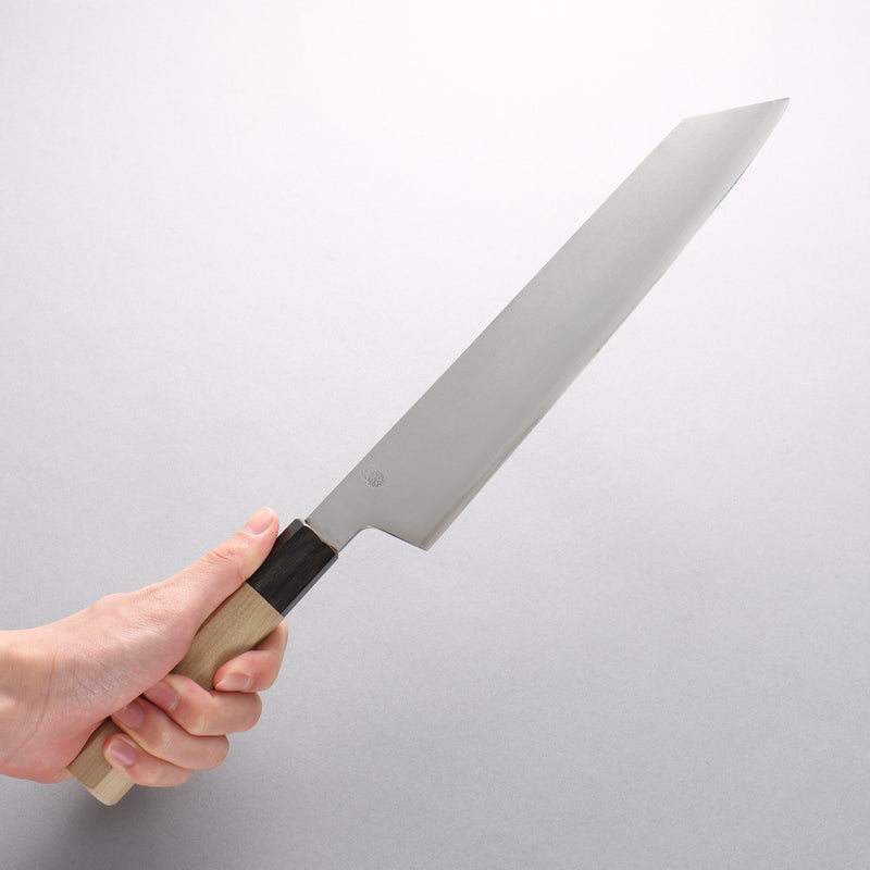 Kikuzuki Silver Steel No.3 Bokashi Kiritsuke Gyuto 270mm Magnolia Handle - Japannywholesale