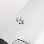 Kikuzuki Silver Steel No.3 Bokashi Santoku 180mm Magnolia Handle - Japannywholesale