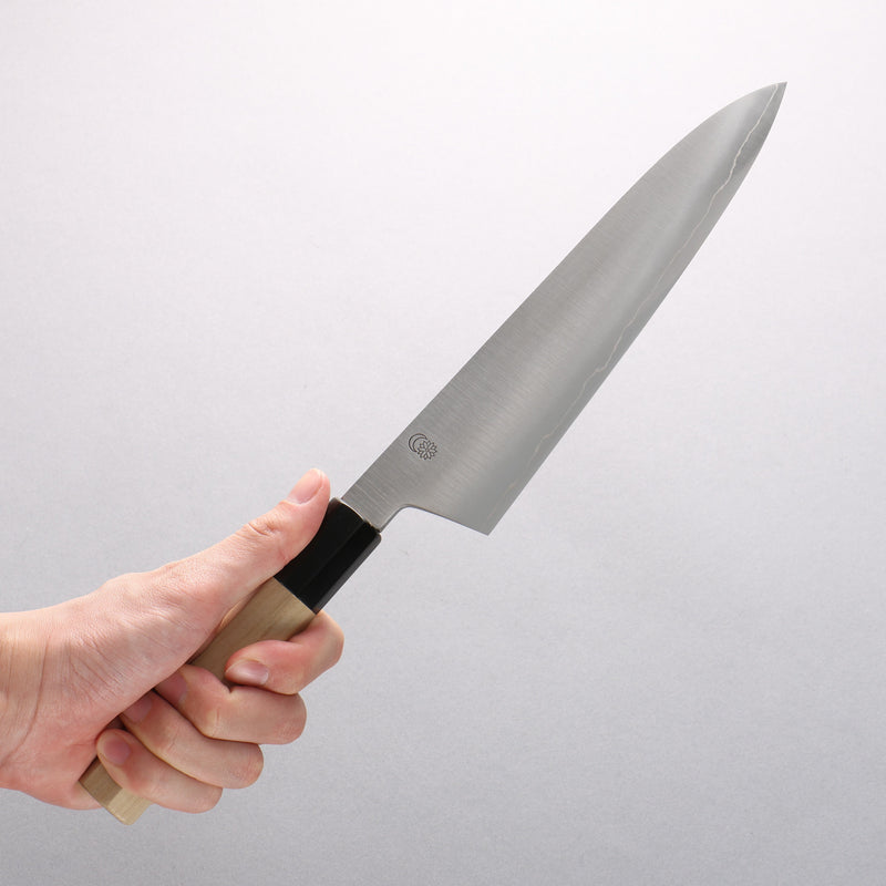 Kikuzuki Silver Steel No.3 Bokashi Gyuto 210mm Magnolia Handle - Japannywholesale