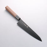 Sakai Takayuki Kurokage VG10 Hammered Teflon Coating Gyuto 210mm Wenge Handle - Japannywholesale