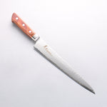 Sakai Takayuki VG5 Hammered Sujihiki 240mm Brown Pakka wood Handle - Japannywholesale