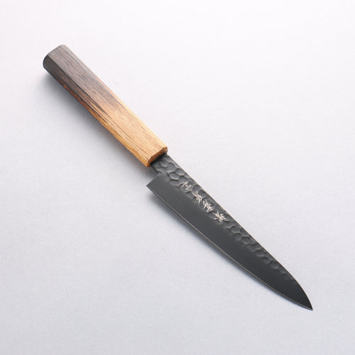 Sakai Takayuki Kurokage VG10 Hammered Teflon Coating Petty-Utility 150mm Burnt Oak Handle - Japannywholesale