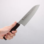 Sakai Takayuki Nanairo VG10 33 Layer Santoku 180mm ABS resin(Tortoiseshell) Handle - Japannywholesale