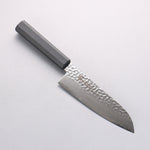 Sakai Takayuki Nanairo VG10 33 Layer Santoku 180mm ABS resin(Black Lacquered) Handle - Japannywholesale