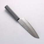 Sakai Takayuki Nanairo VG10 33 Layer Santoku 180mm ABS resin(Black Lacquered) Handle - Japannywholesale