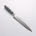 Seisuke VG10 Mirrored Finish Damascus Slicer 210mm Black Micarta Handle - Japannywholesale