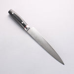 Seisuke VG10 Mirrored Finish Damascus Slicer 210mm Black Micarta Handle - Japannywholesale