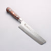 Sakai Takayuki VG10 33 Layer Damascus Nakiri 160mm Mahogany Pakka wood Handle - Japannywholesale