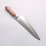 Seisuke VG10 33 Layer Hammered Damascus Gyuto 210mm Mahogany Handle - Japannywholesale