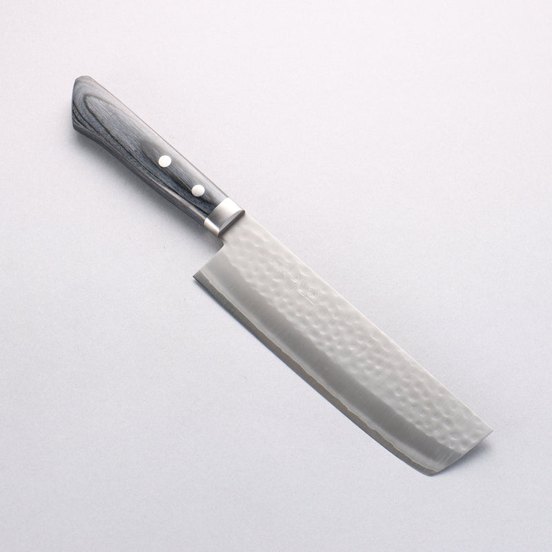 Kunihira VG1 Hammered Usuba 165mm Navy blue Pakka wood Handle - Japannywholesale