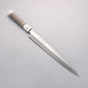 Sakai Takayuki Chef Series Silver Steel No.3 Yanagiba 300mm Stabilized wood (White Ferrule and End Cap) Handle with Sheath - Japannywholesale