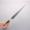 Sakai Takayuki Chef Series Silver Steel No.3 Yanagiba 300mm Stabilized wood (White Ferrule and End Cap) Handle with Sheath - Japannywholesale
