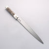 Sakai Takayuki Chef Series Silver Steel No.3 Yanagiba 270mm Stabilized wood (White Ferrule and End Cap) Handle with Sheath - Japannywholesale