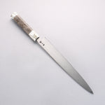 Sakai Takayuki Chef Series Silver Steel No.3 Yanagiba 270mm Stabilized wood (White Ferrule and End Cap) Handle with Sheath - Japannywholesale