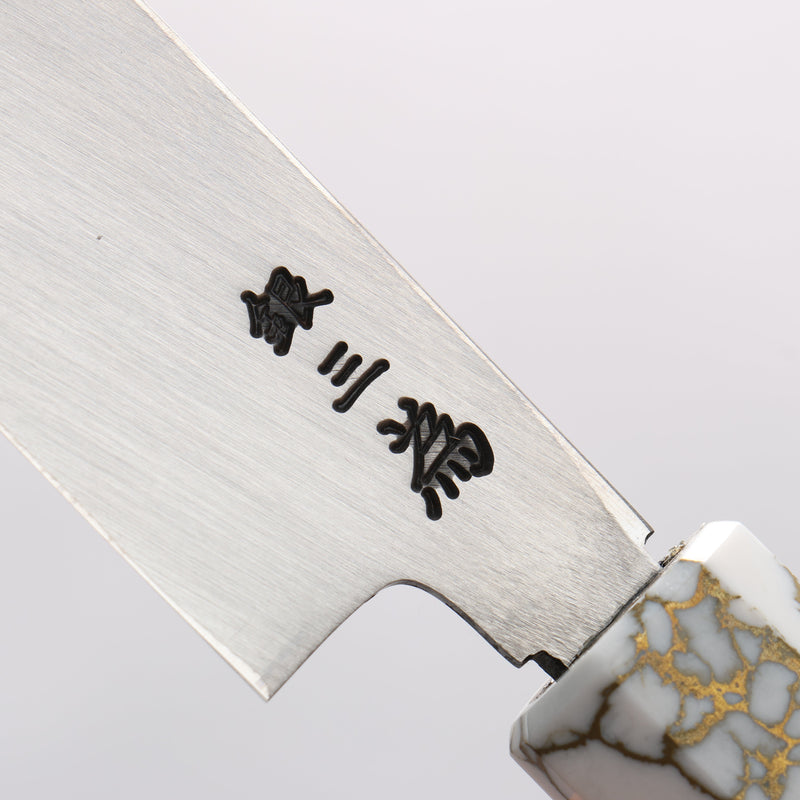 Sakai Takayuki Chef Series Silver Steel No.3 Yanagiba 270mm Stabilized wood (White Ferrule and End Cap) Handle with Sheath - Japannywholesale