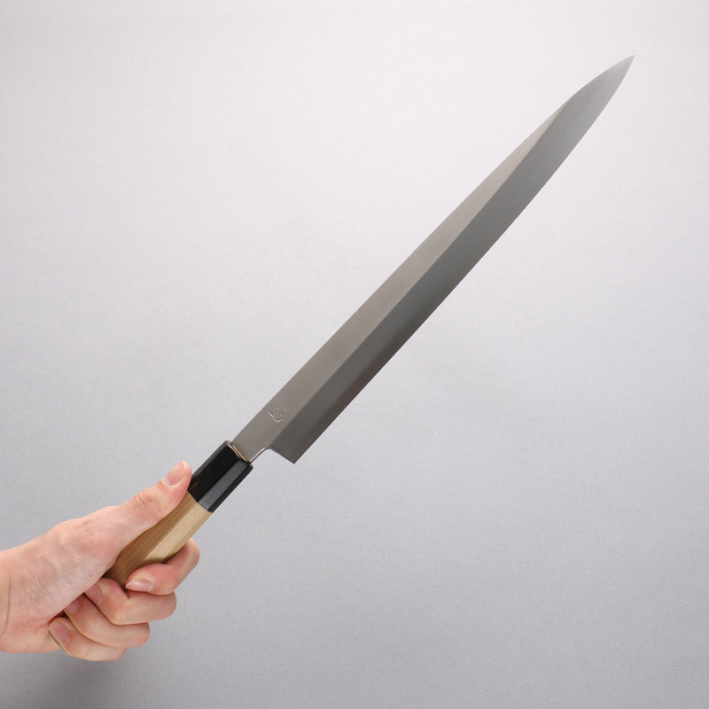Kikuzuki Silver Steel No.3 Bokashi Yanagiba 300mm Magnolia Handle - Japannywholesale