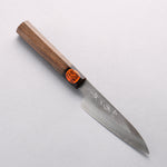 Shigeki Tanaka Silver Steel No.3 Nashiji Petty-Utility 120mm Walnut Handle - Japannywholesale