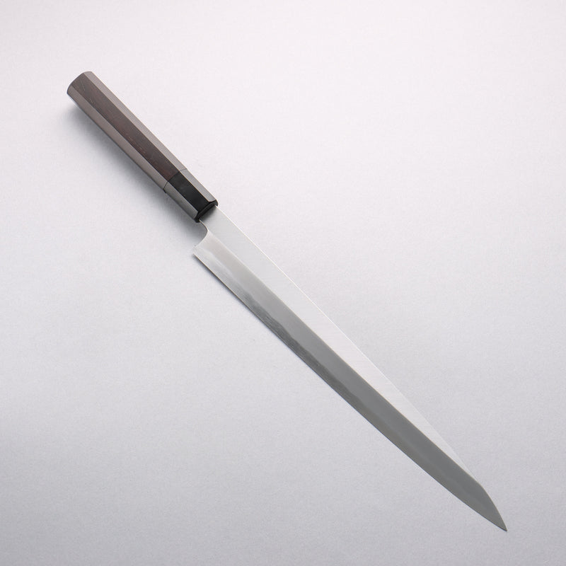 Minamoto Akitada White Steel No.2 Yanagiba 300mm Ebony Wood Handle - Japannywholesale