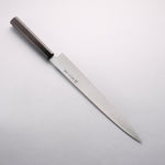 Minamoto Akitada White Steel No.2 Yanagiba 300mm Ebony Wood Handle - Japannywholesale