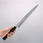 Minamoto Akitada White Steel No.2 Yanagiba 300mm Ebony Wood Handle - Japannywholesale