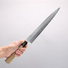 Minamoto Akitada White Steel No.2 Yanagiba 300mm Magnolia (Ferrule: Water Buffalo Horn) Handle - Japannywholesale