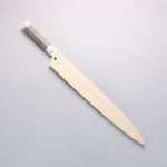 Sakai Takayuki Chef Series Silver Steel No.3 Yanagiba 300mm Stabilized wood (White Ferrule and End Cap) Handle with Sheath - Japannywholesale