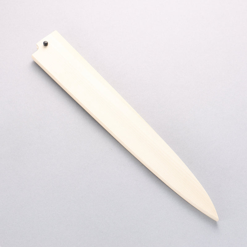 Sakai Takayuki Chef Series Silver Steel No.3 Yanagiba 270mm Stabilized wood (White Ferrule and End Cap) Handle with Sheath - Japannywholesale