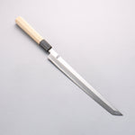 Kikuzuki White Steel No.2 Kasumitogi Sakimaru Takohiki 270mm Magnolia Handle - Japannywholesale