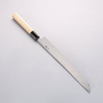 Kikuzuki White Steel No.2 Kasumitogi Sakimaru Takohiki 270mm Magnolia Handle - Japannywholesale