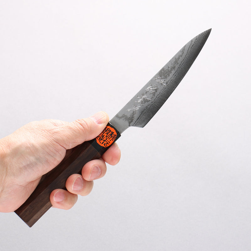 Shigeki Tanaka VG10 Damascus Petty-Utility 120mm Walnut Handle - Japannywholesale