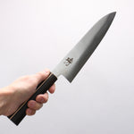 Shigeki Tanaka Majiro Silver Steel No.3 Gyuto 210mm Ebony Wood Handle - Japannywholesale