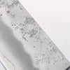 Oul Silver Steel No.3 Nashiji Santoku 180mm Purple Pakka wood Handle - Japannywholesale