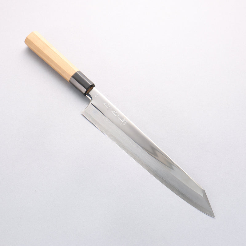 Sakai Kikumori VG10 Mirrored Finish Kiritsuke 270mm Magnolia Handle - Japannywholesale