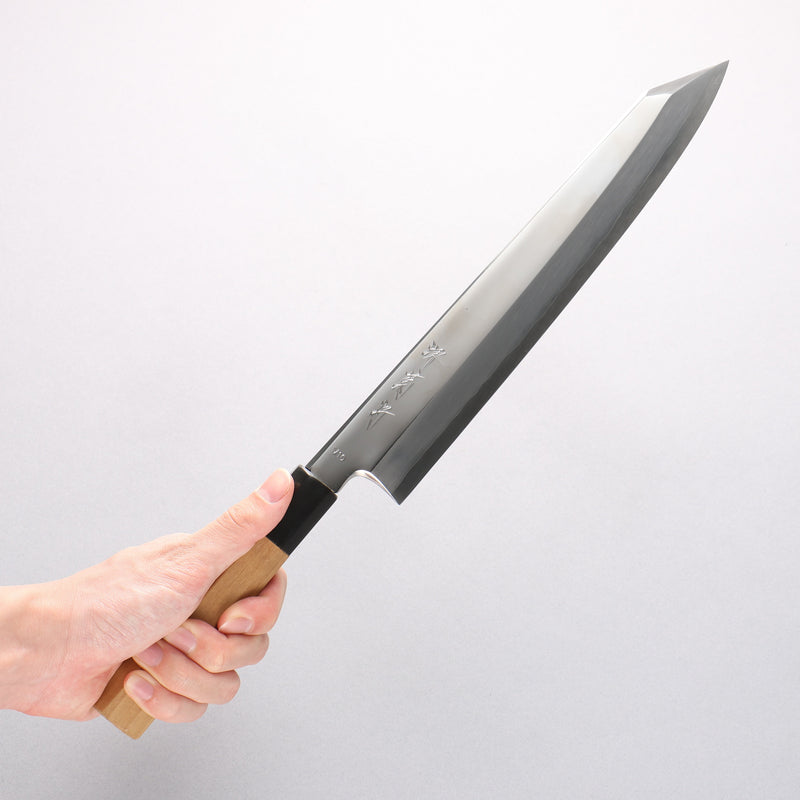 Sakai Kikumori VG10 Mirrored Finish Kiritsuke 270mm Magnolia Handle - Japannywholesale